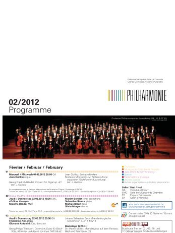 02/2012 Programme - Philharmonie Luxembourg