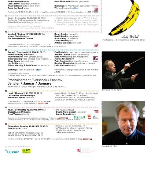 TÃ©lÃ©charger PDF - Philharmonie Luxembourg