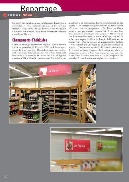 Reportages CocciMarket - SEGUREL - Votre centrale d'achats ...