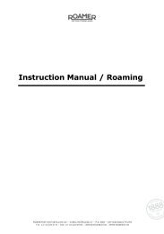 Instruction Manual / Roaming - Roamer