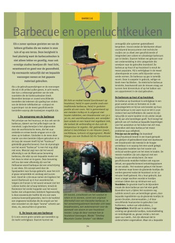 Barbecue en openluchtkeuken