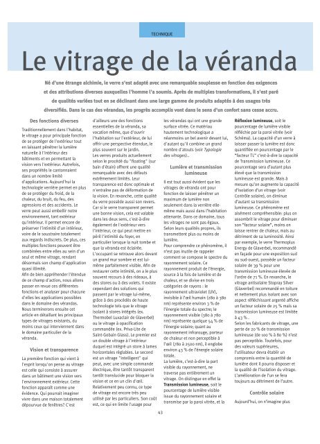 Le vitrage de la Và¸£à¸randa