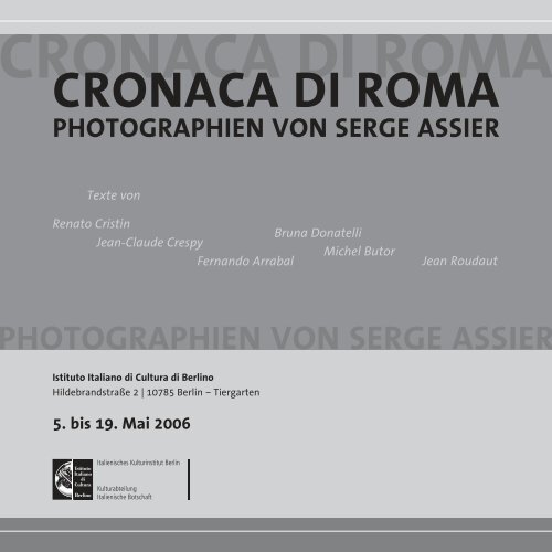 CRONACA DI ROMA - Serge Assier