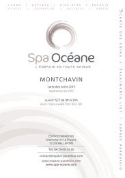 MONTCHAVIN - Spa Océane