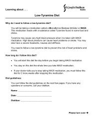 Low Tyramine Headache Diet Low Tyramine Headache Diet