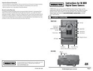 Instructions for M-880 Digital Game Camera - VMInnovations