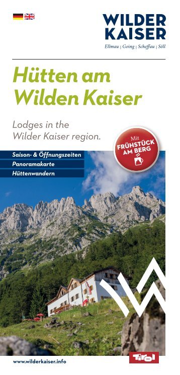 Hütten am Wilden Kaiser.