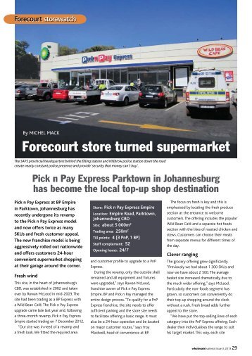 Forecourt store turned supermarket - Supermarket.co.za