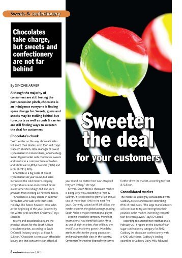 Sweets & Confectionery - Sweeten the deal for your customers(PDF)