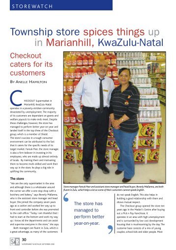 Township store spices things up in Marianhill, KwaZulu-Natal