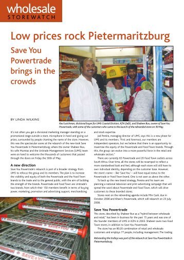 Save You Powertrade Pietermaritzburg - Supermarket.co.za