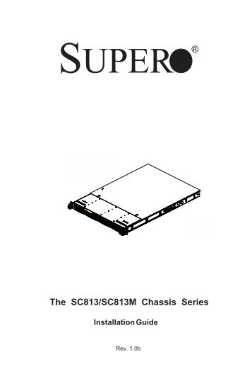 Chassis Manual - Supermicro