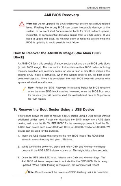 AMI BIOS Recovery 1.0a.indd