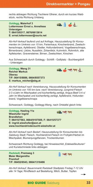 BIO GUIDE Salzburg 2015