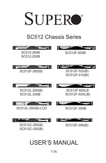 Chassis Manual - Supermicro