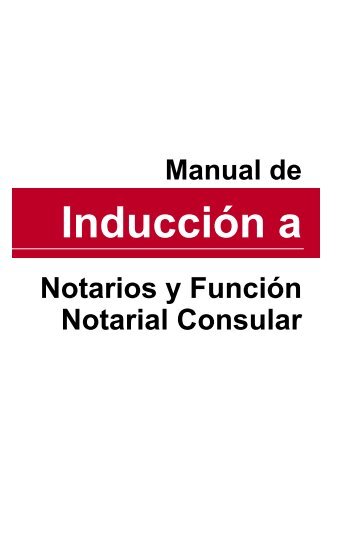 Cartilla notarios - Superintendencia de Notariado y Registro