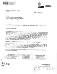 Informe Seguimiento a la EvaluaciÃ³n del DesempeÃ±o Laboral II ...