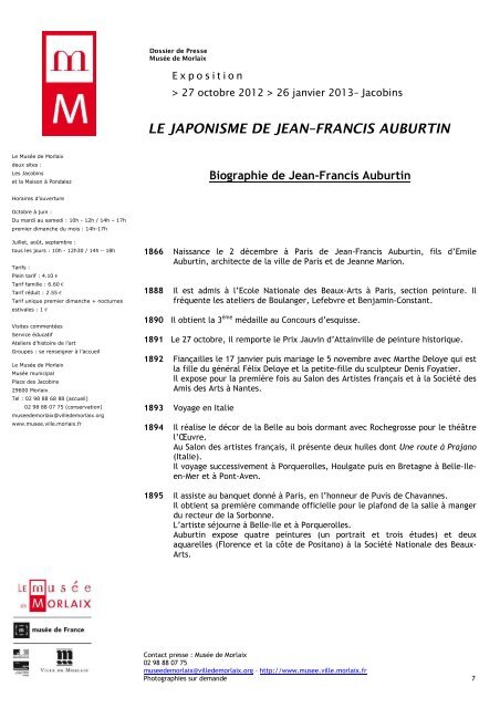 LE JAPONISME DE JEANâFRANCIS AUBURTIN - Foxoo