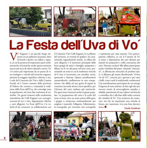 Rivista Euganeamente Colli Euganei Settembre Ottobre 2014