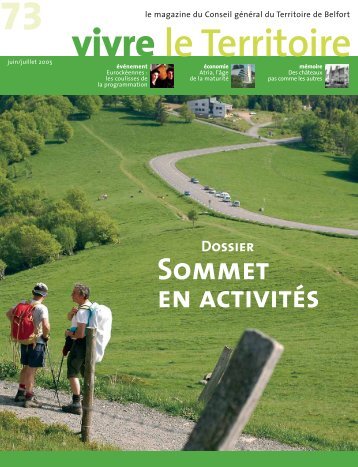 Magazine nÂ° 73 juin - juillet - Territoire de Belfort