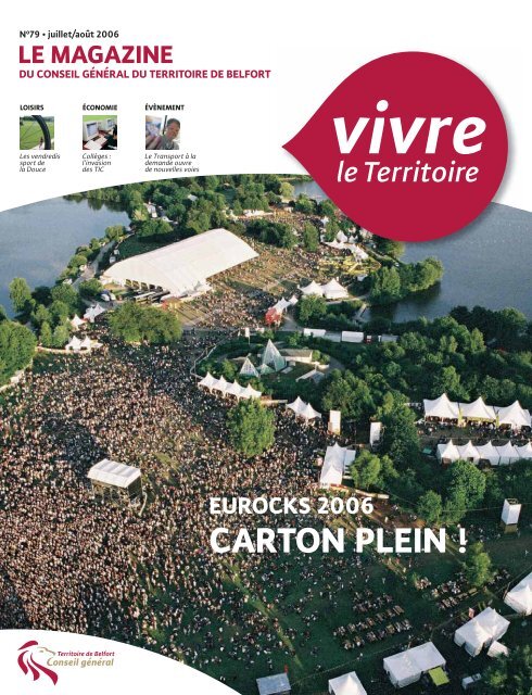 Magazine nÂ° 79 juillet aoÃ»t 2006 - Territoire de Belfort