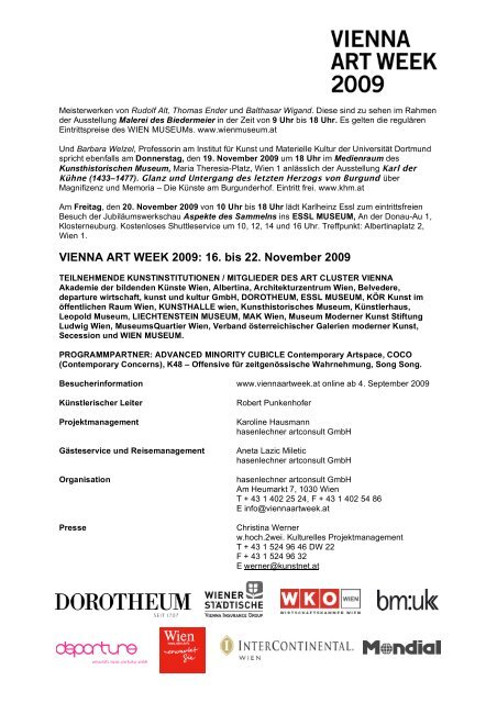 Vienna Art Week - Creativwirtschaft.at