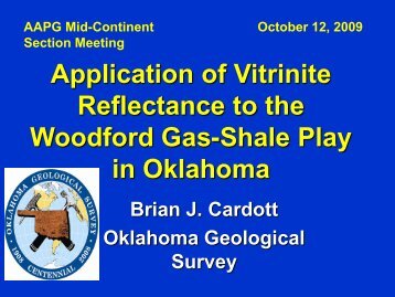 Application of Vitrinite Reflectance to the Woodford Gas-Shale Play ...