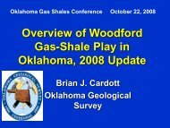 Overview of Woodford Gas-Shale Play, 2008 Update - Oklahoma ...