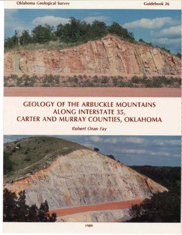 Geology of the Arbuckle Mountains along Interstate 35, Carter and ...