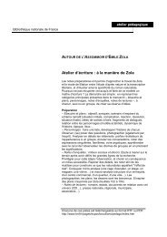 Atelier d'Ã©criture : Ã  la maniÃ¨re de Zola - BibliothÃ¨que nationale de ...