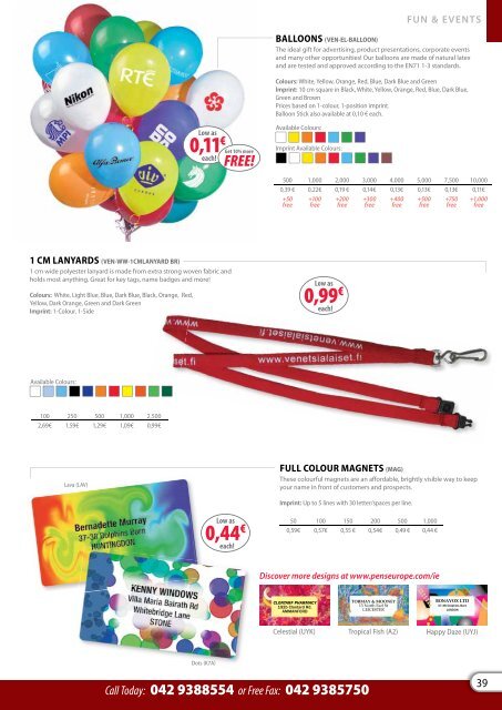 Download a Catalogue - Promotional Products