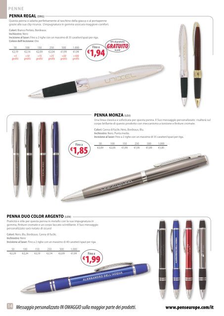 Scarica il nostro catalogo - Promotional Products