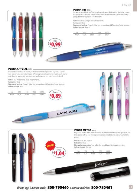 Scarica il nostro catalogo - Promotional Products