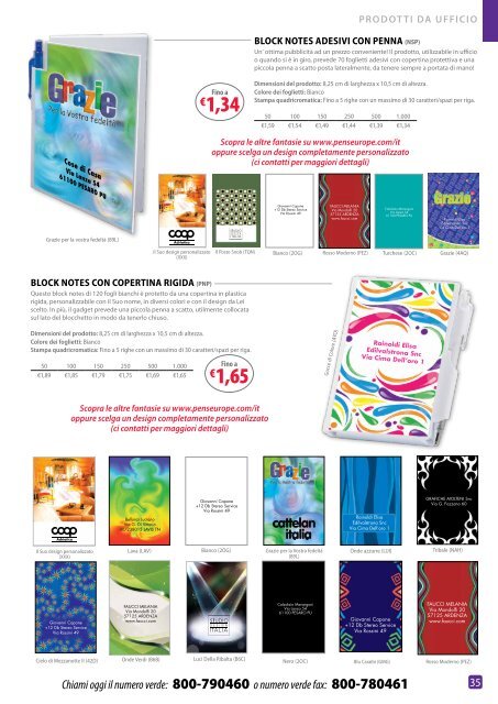 Scarica il nostro catalogo - Promotional Products