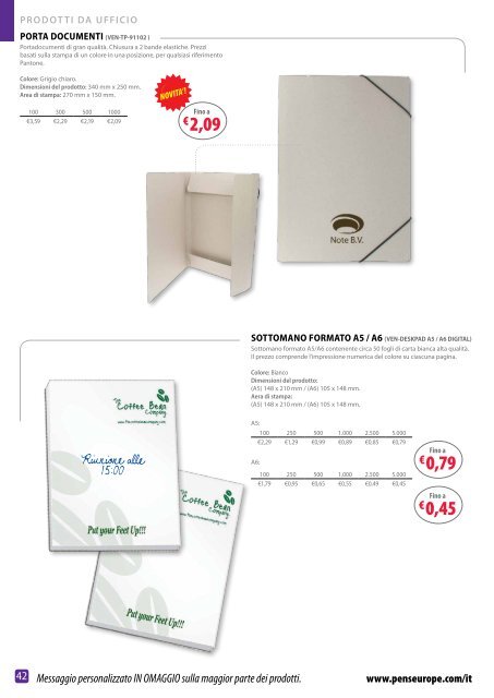 Scarica il nostro catalogo - Promotional Products