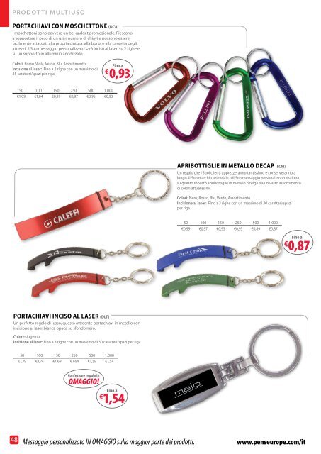 Scarica il nostro catalogo - Promotional Products