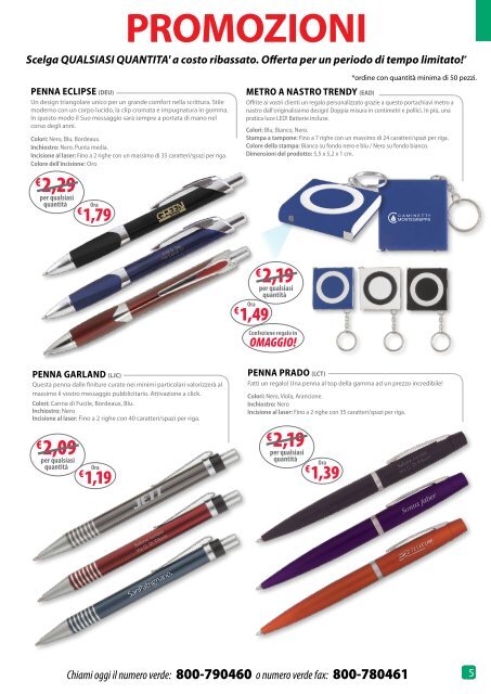 Scarica il nostro catalogo - Promotional Products