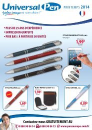 Téléchargez le catalogue - Promotional Products