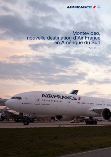 Montevideo, nouvelle destination d'Air France en AmÃ©rique du Sud