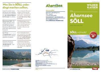 Ahornsee Söll