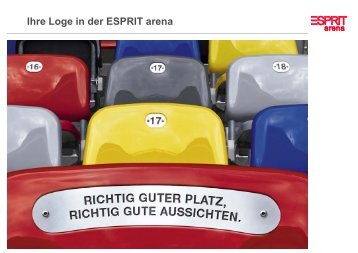 Ihre Loge in der ESPRIT arena