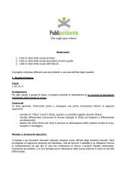 Destinatari 1. tutte le classi della scuola primaria 2. tutte le classi ...