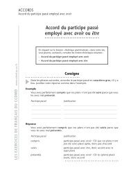 Accord du participe passé