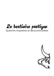 Bestiaire poétique - Créer son blog