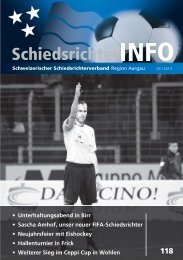 Nr 118 - Schweizerischer Schiedsrichter Verband