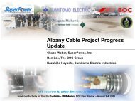 Albany Cable Project Progress Update - SuperPower