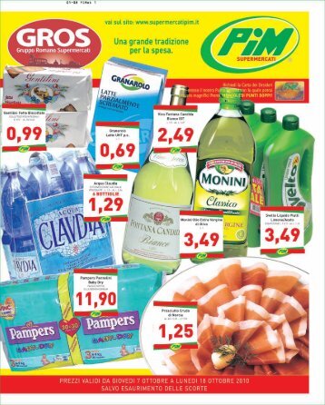 GROS - Supermercati PIM