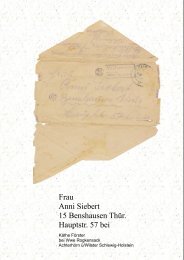 1945 Brief Käthe Förster an Anni Siebert