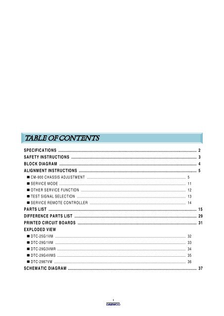 Service Manual - Super TV Servis M+S