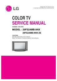 COLOR TV SERVICE MANUAL - Super TV Servis M+S